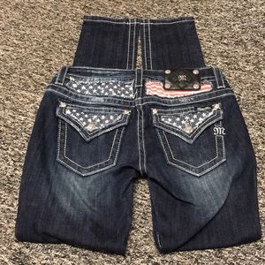 ❌SOLD Miss Me Stars and Stripes Sz 27